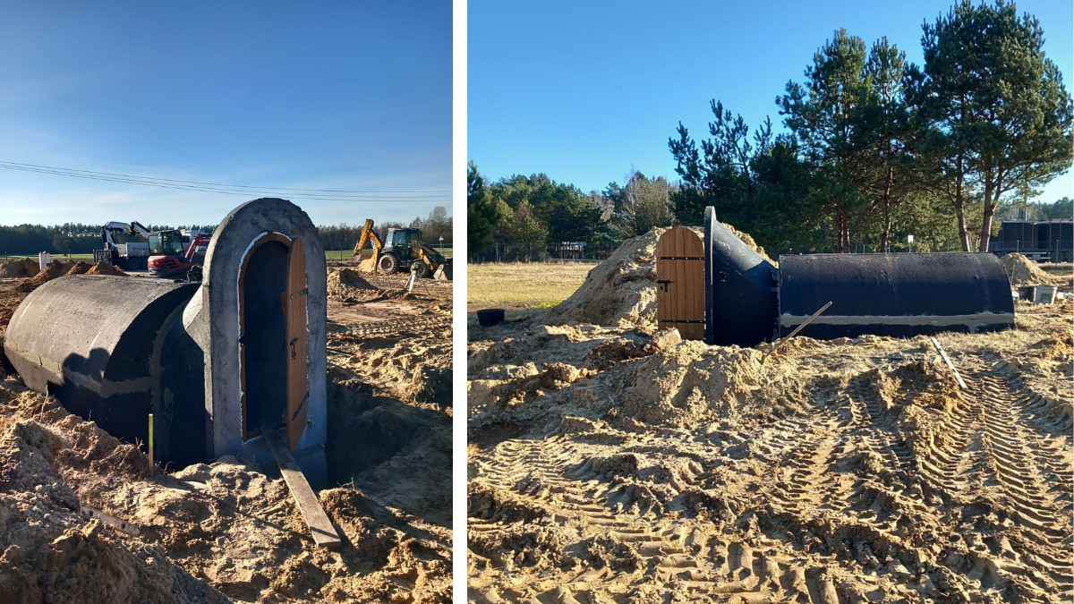 piwniczka ogrodowa betonowa